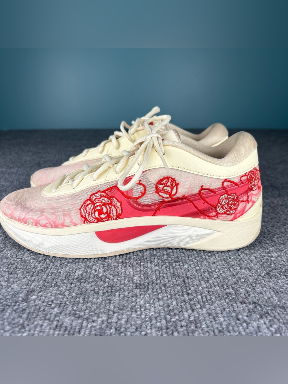 Nike Giannis Freak 6 Roses Coconut Milk Sneakers Mens 9/ Womens 10.5* Basketball